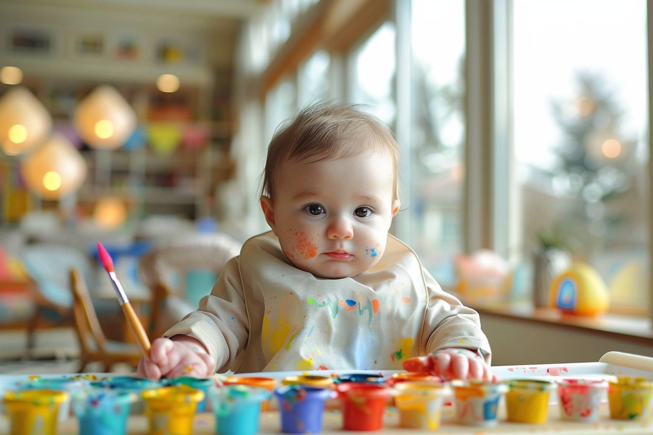 10 activités de peinture propre pour éveiller la créativité de votre bébé à la manière Montessori