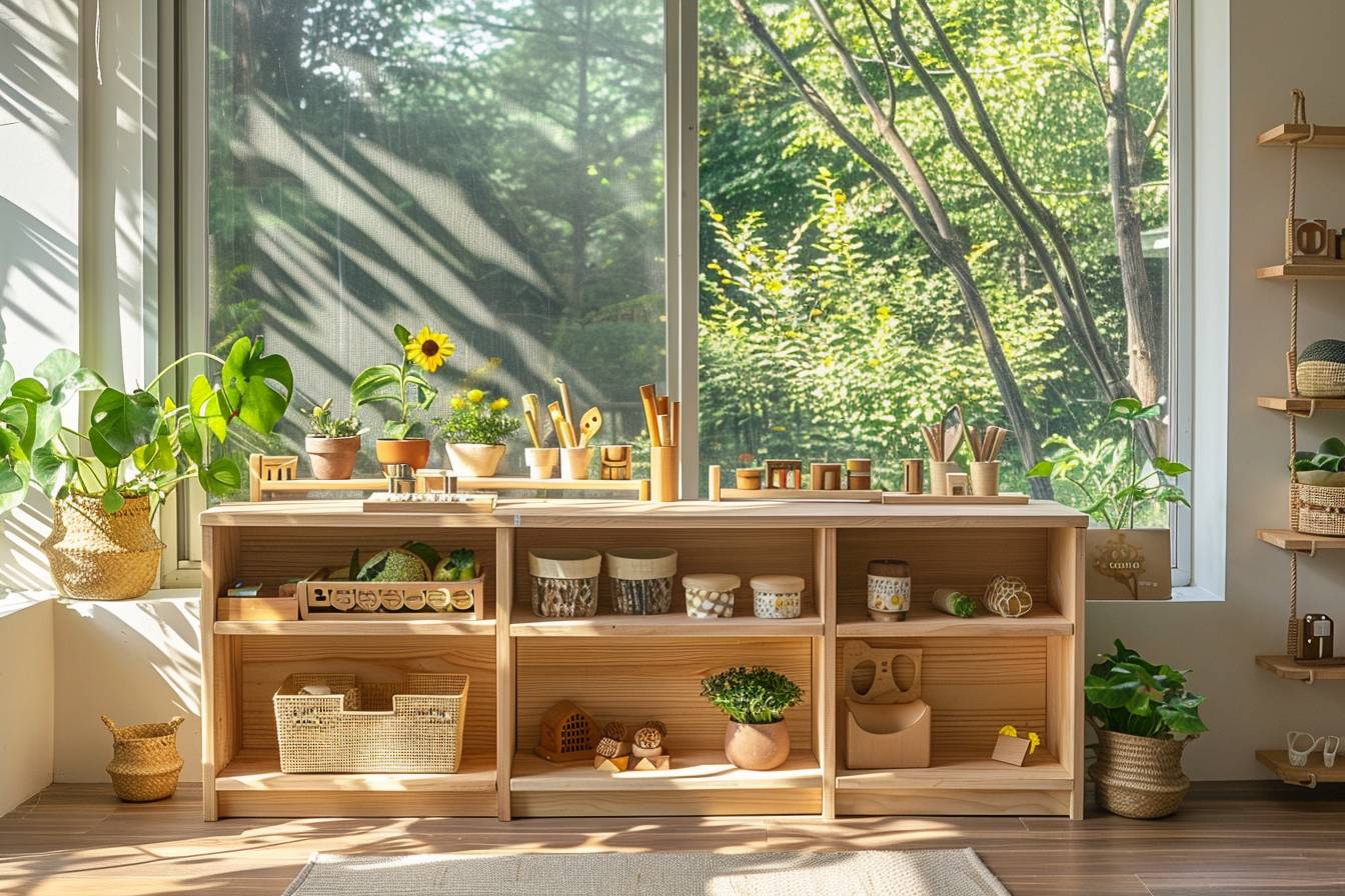 6 caractéristiques essentielles pour un environnement préparé Montessori avec le meuble Édouard