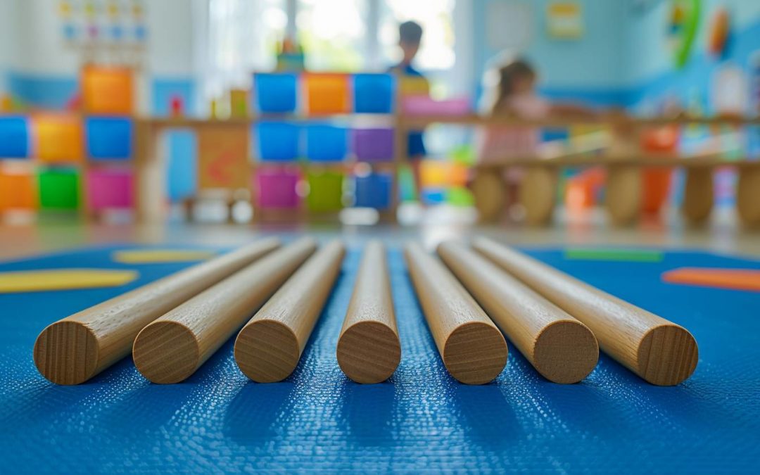 Activités avec des barres numériques Montessori pour les enfants de 3 à 6 ans