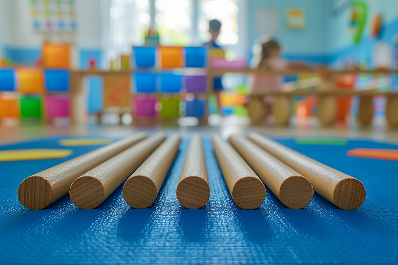 Activités avec des barres numériques Montessori pour les enfants de 3 à 6 ans