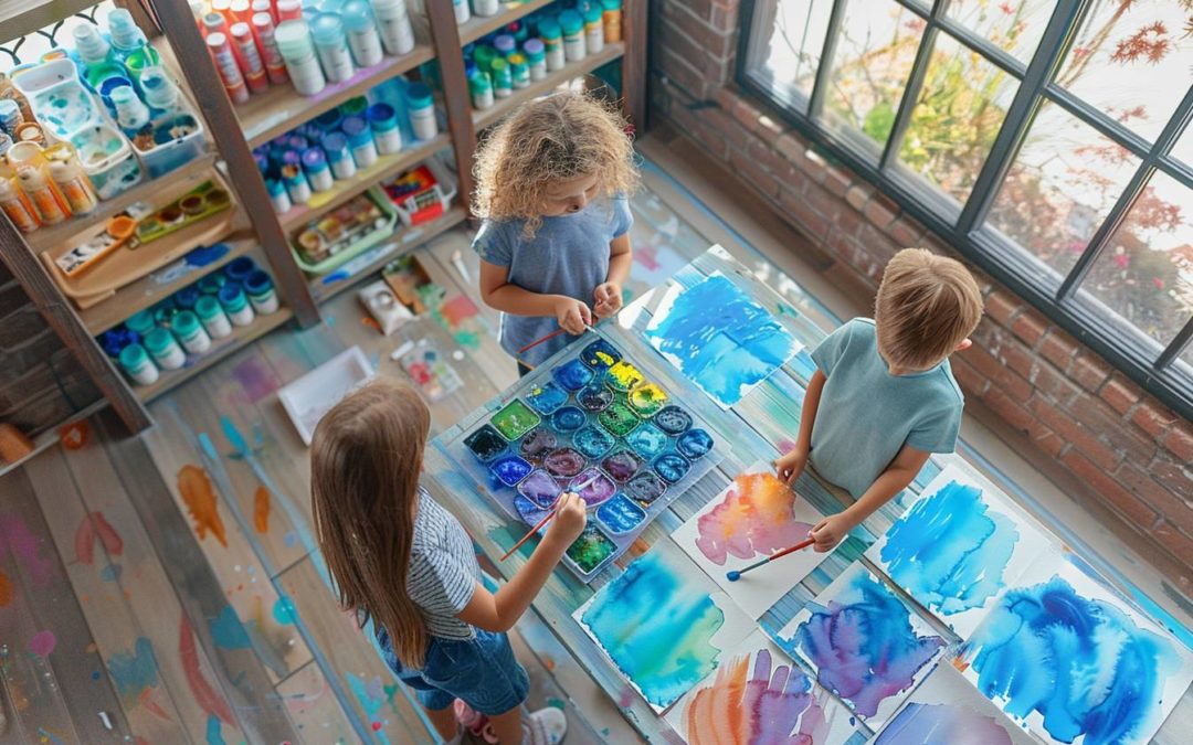 Activités de peinture à l’aquarelle Montessori pour les enfants de 9 à 12 ans