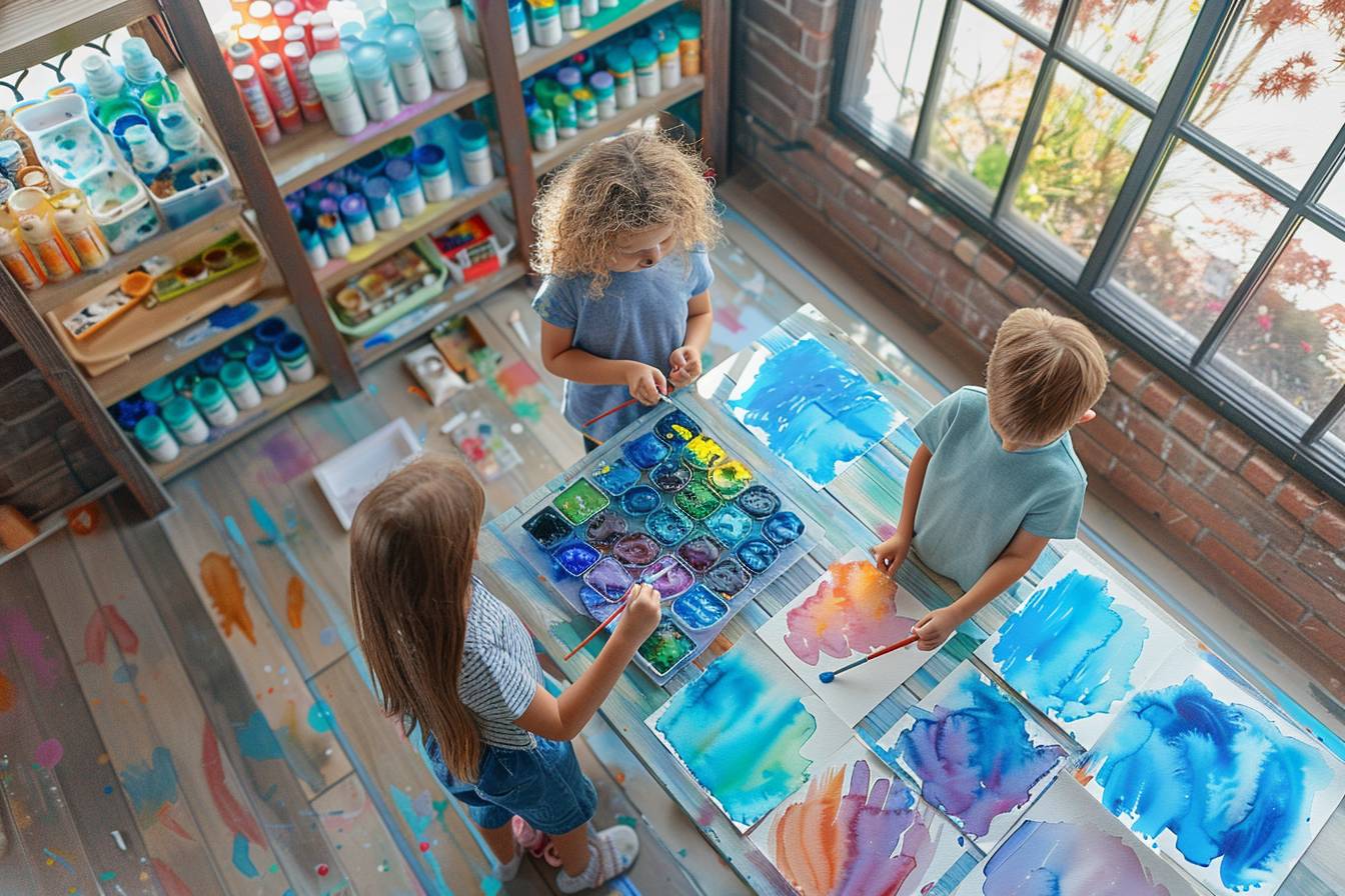 Activités de peinture à l’aquarelle Montessori pour les enfants de 9 à 12 ans