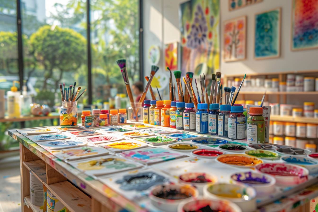 Activités de peinture à l’aquarelle Montessori