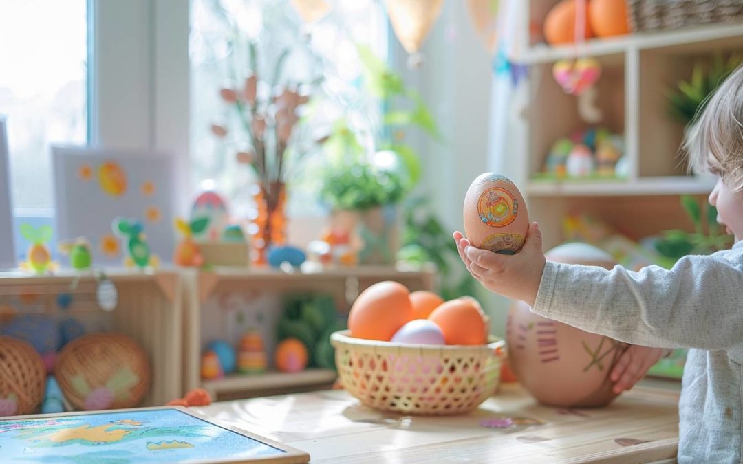 Activités Montessori : comment utiliser les œufs Kinder pour une chasse aux trésors éducative à Pâques