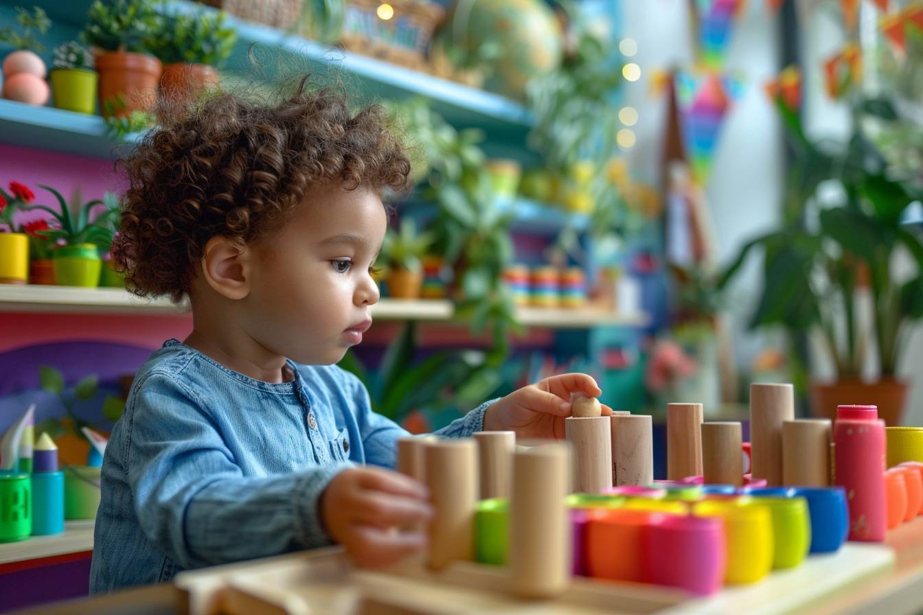 Activités Montessori : L’usage des cylindres à poignées pour les enfants de 3 à 6 ans