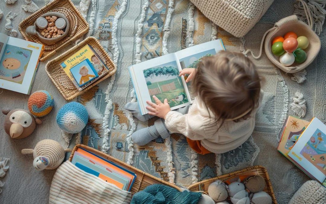 Activités Montessori à domicile avec des livres d&rsquo;images pour les 0-3 ans