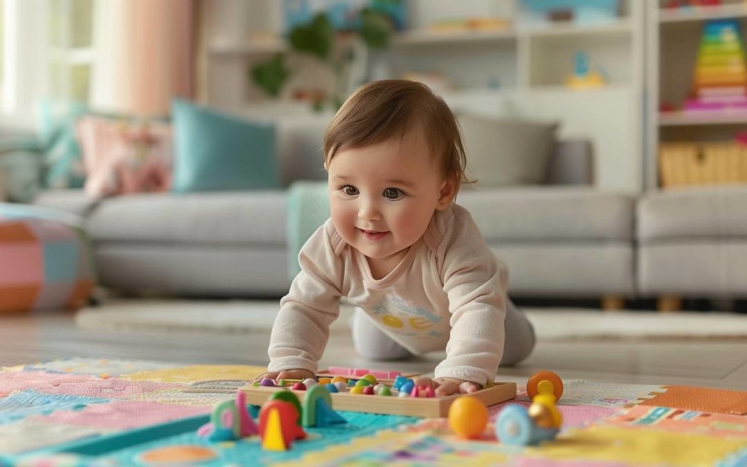 Activités Montessori à domicile pour les 0-3 ans : maximisez leur apprentissage avec un tapis de motricité