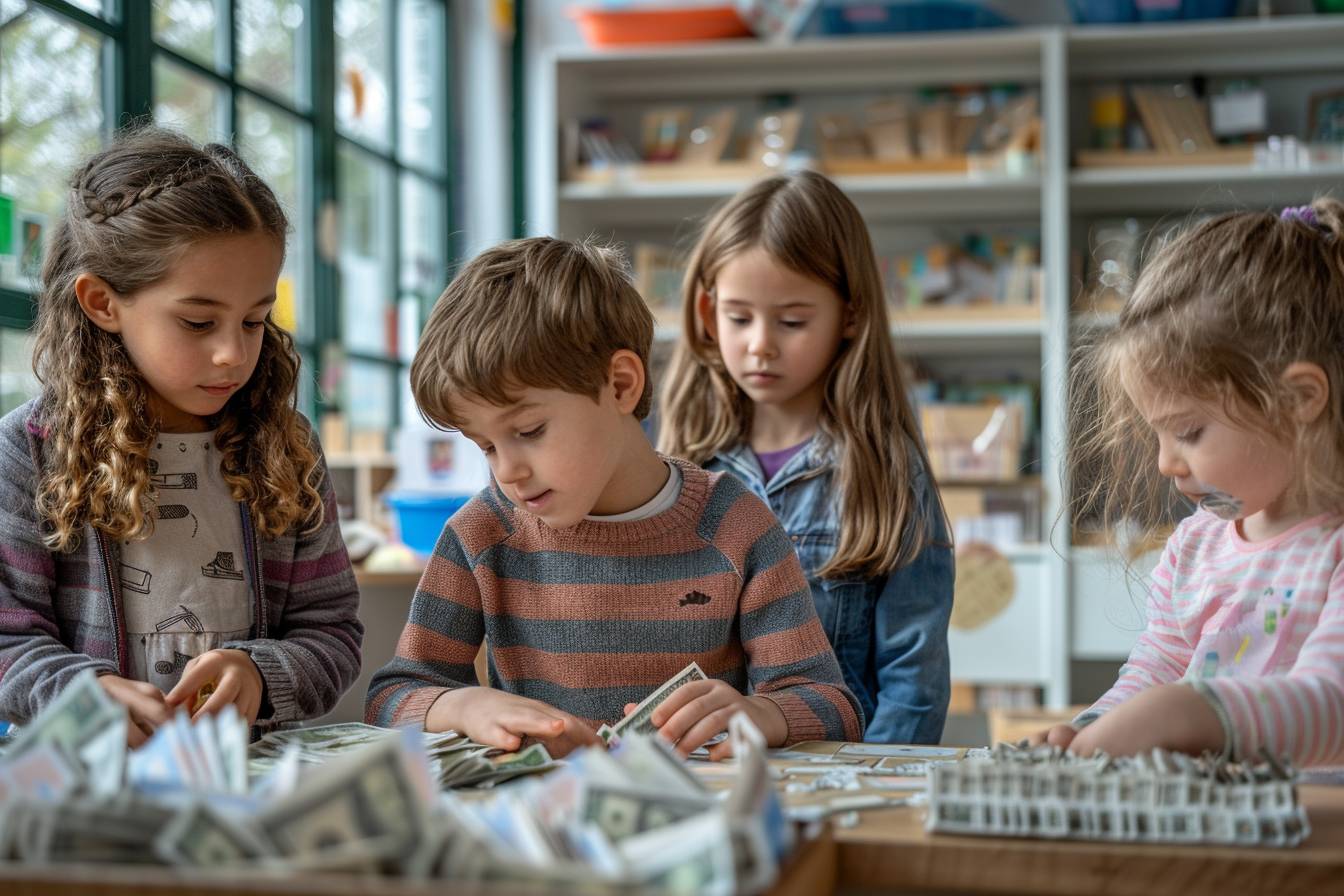 Activités Montessori pour enseigner la gestion de budget aux enfants de 9 à 12 ans