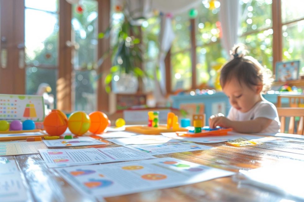 Activit?�s Montessori ?� la maison pour ?�veil des enfants de 18 mois