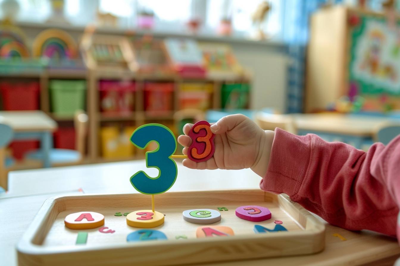 Apprendre les chiffres avec la méthode Montessori