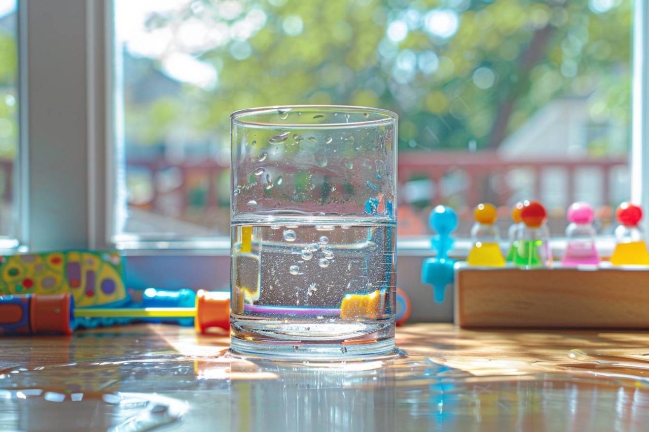 Expérience Montessori : créer et expliquer un arc-en-ciel à la maison
