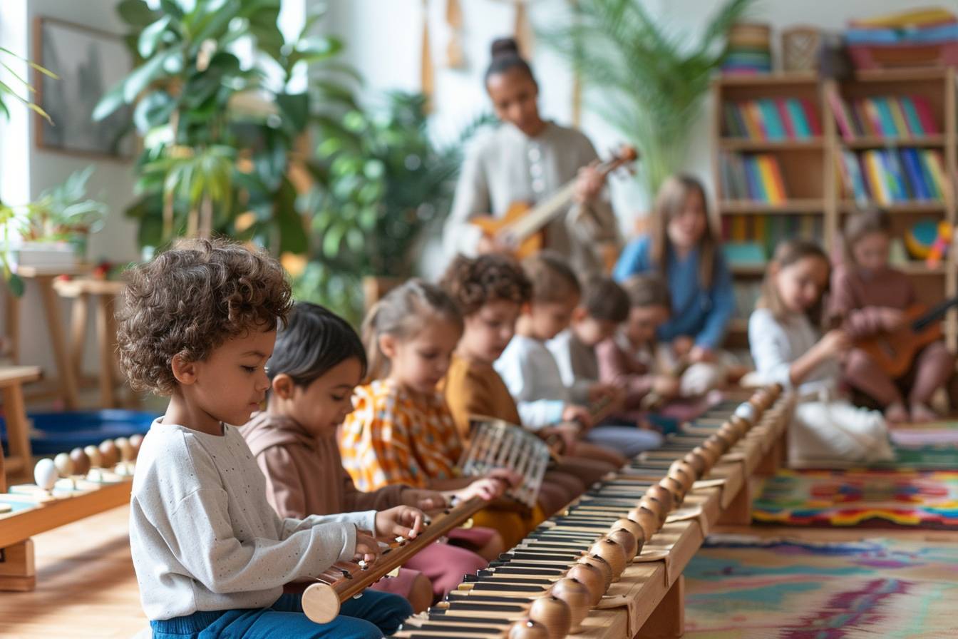 Comment l’éveil musical est-il intégré dans la pédagogie Montessori ?