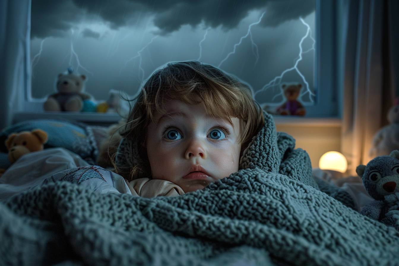 Comment puis-je aider mon enfant qui a peur de l’orage ?