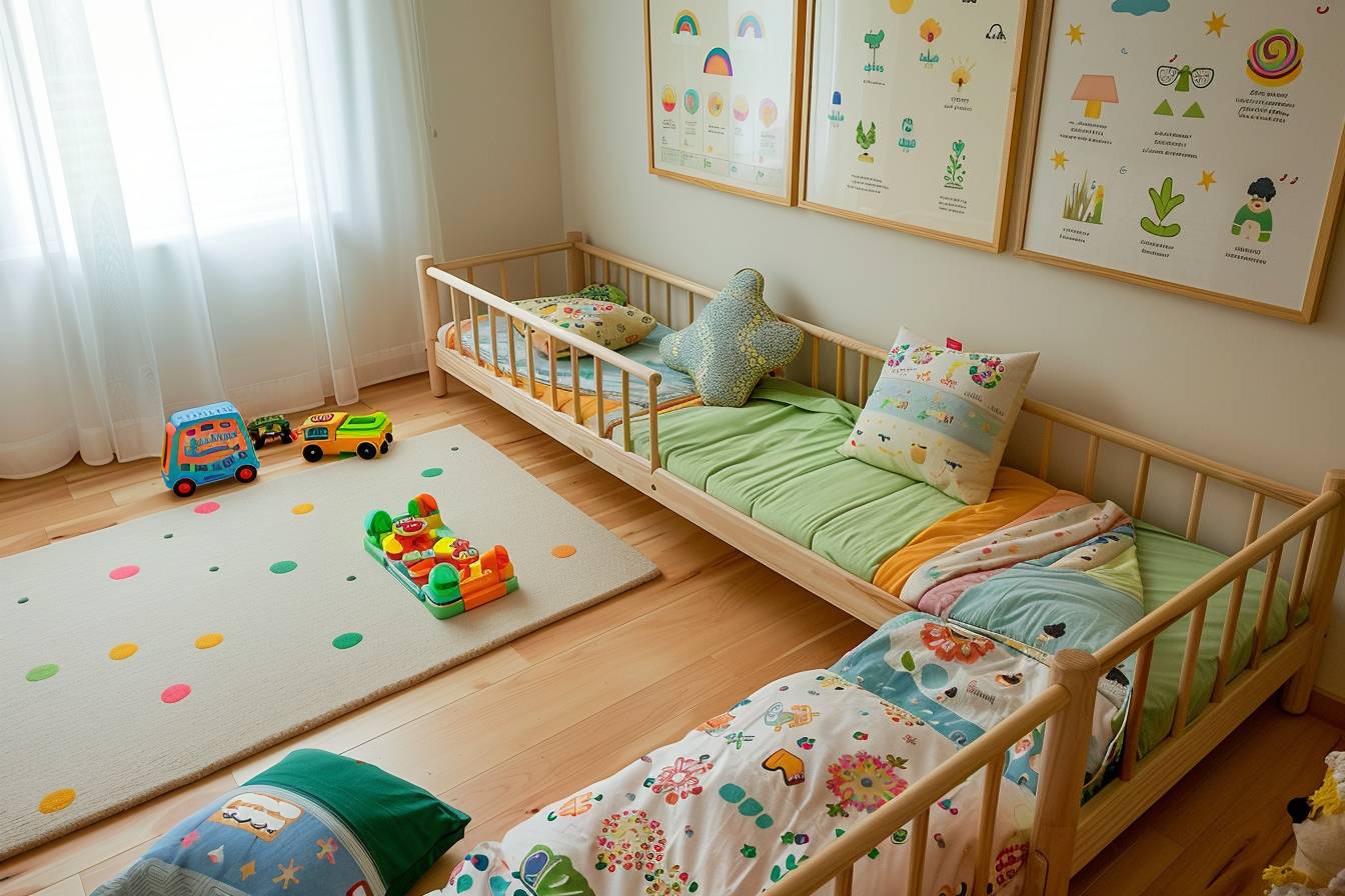 Comment rendre un lit Montessori sûr pour une fille de 3 ans