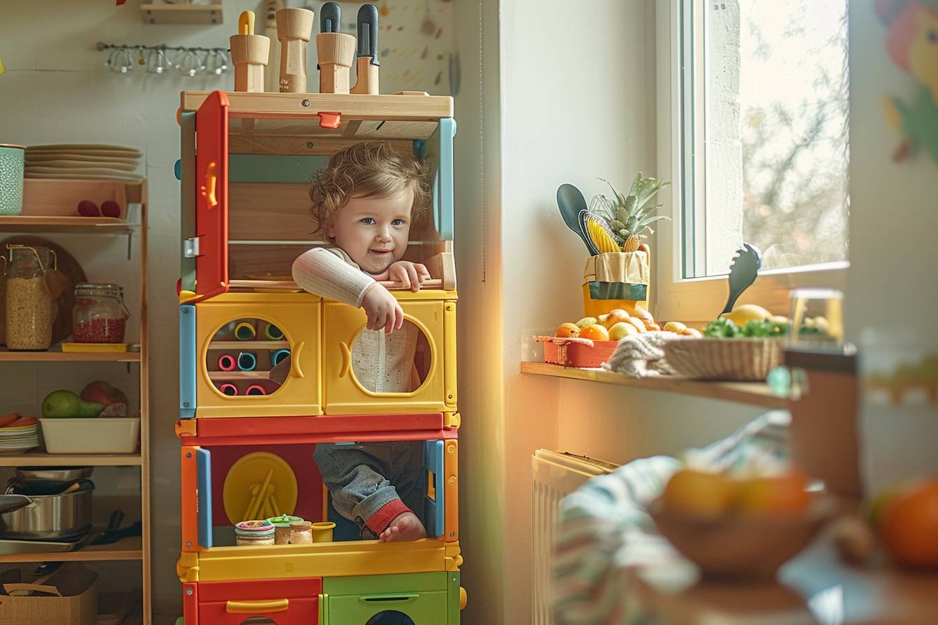 Comment utiliser efficacement une tour Montessori pour initier votre enfant à la cuisine