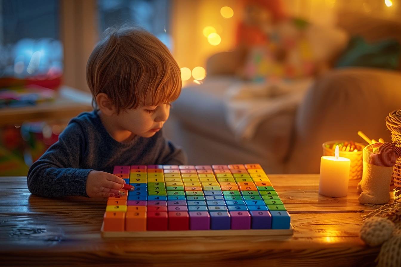 Comment utiliser le tableau de Pythagore Montessori à la maison?
