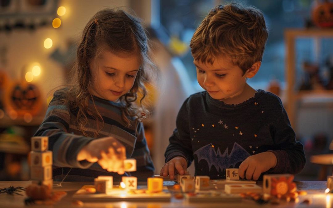 Créer une ambiance effrayante et ludique avec des activités Montessori pour Halloween