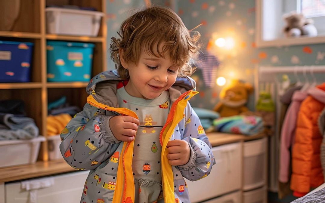Des activités Montessori pour apprendre à votre enfant à s&rsquo;habiller seul