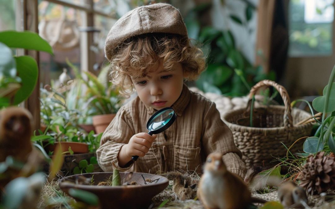 Des activités Montessori pour observer la nature chez soi