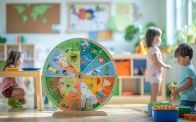 Exploiter la roue de la semaine Montessori pour des activités éducatives interactives en classe