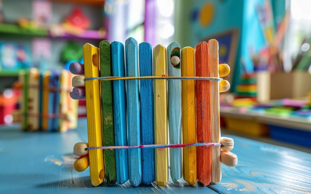 Fabriquer un cadre photo Montessori DIY avec des bâtons de glace : un projet créatif pour les enfants