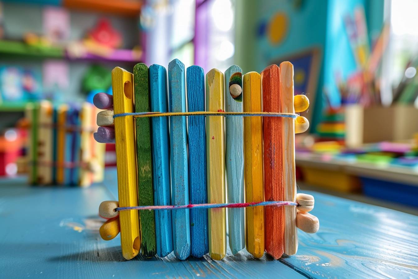 Fabriquer un cadre photo Montessori DIY avec des bâtons de glace : un projet créatif pour les enfants