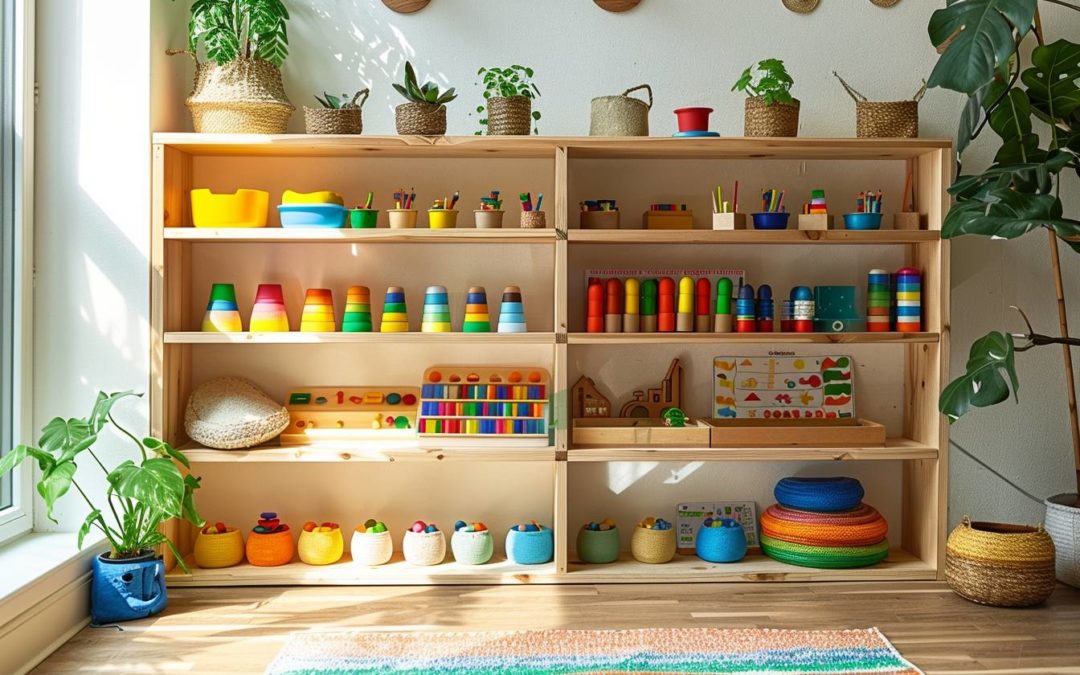 Hauteur idéale pour une étagère Montessori : conseils pour un aménagement réussi