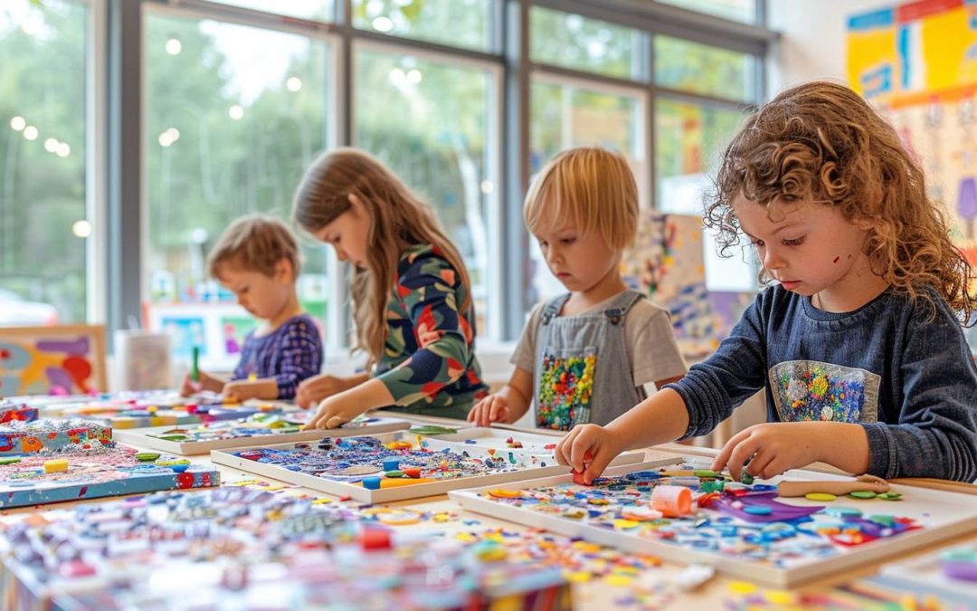 Initiation au collage Montessori : une méthode ludique pour stimuler la créativité des enfants