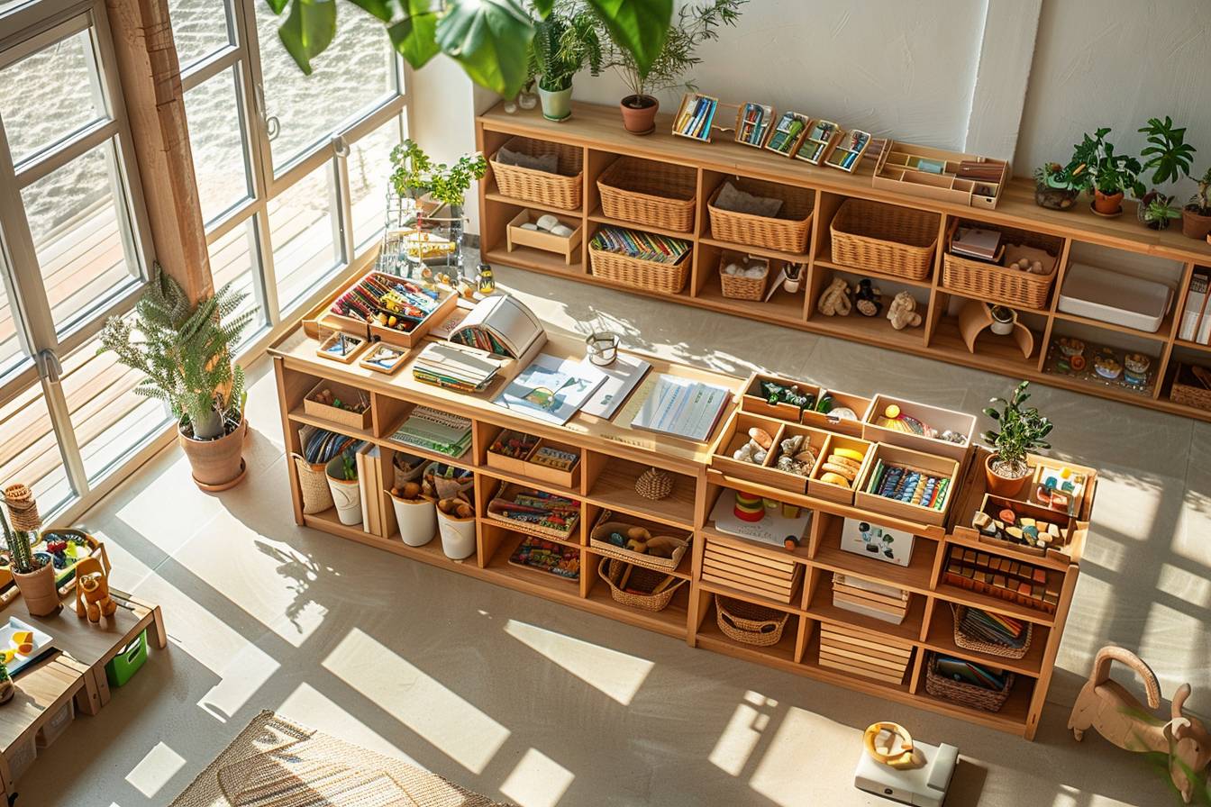 Le rôle clé du meuble Édouard dans un environnement Montessori