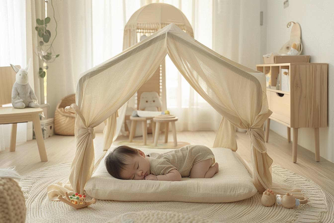 Pourquoi installer un ciel de lit Montessori dans la chambre de bébé : avantages et astuces