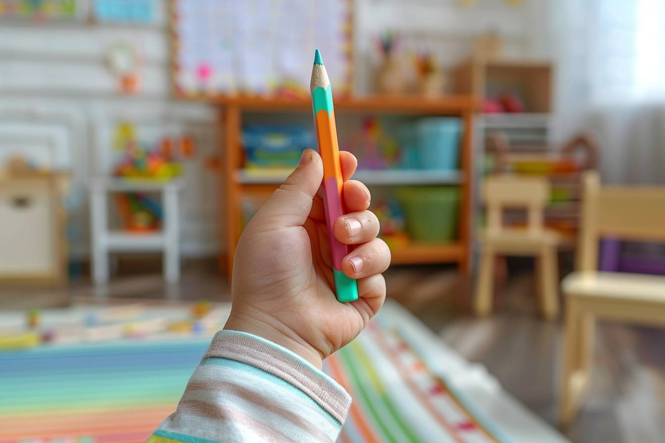 Tenir son crayon à la manière Montessori : techniques et bénéfices pour l’apprentissage de votre enfant