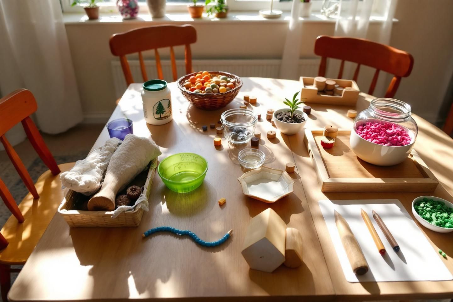 Activités Montessori à fabriquer soi-même