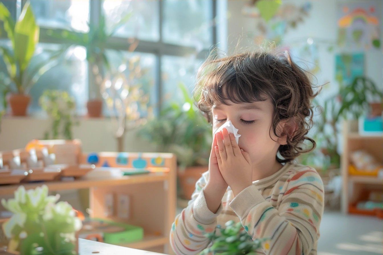 Apprendre à se moucher Montessori : une étape cruciale vers l’autonomie et l’entraînement des fonctions exécutives