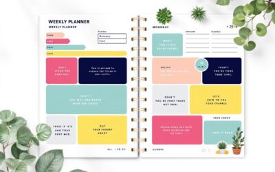 Créer un semainier efficace et esthétique
