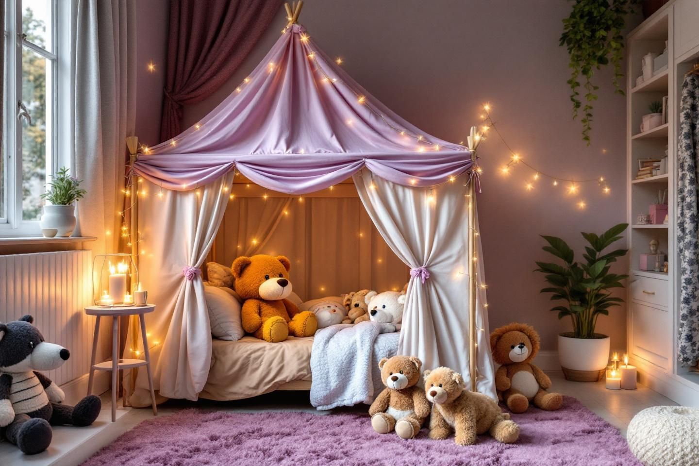Fabriquer une tente de lit pour enfants