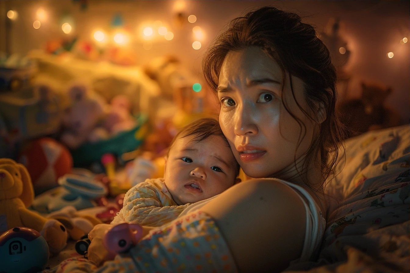 Maman ne dort pas : comprendre et gérer l’insomnie post-partum