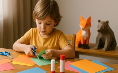 Bricolage papier : des bienfaits puissants pour le développement des enfants