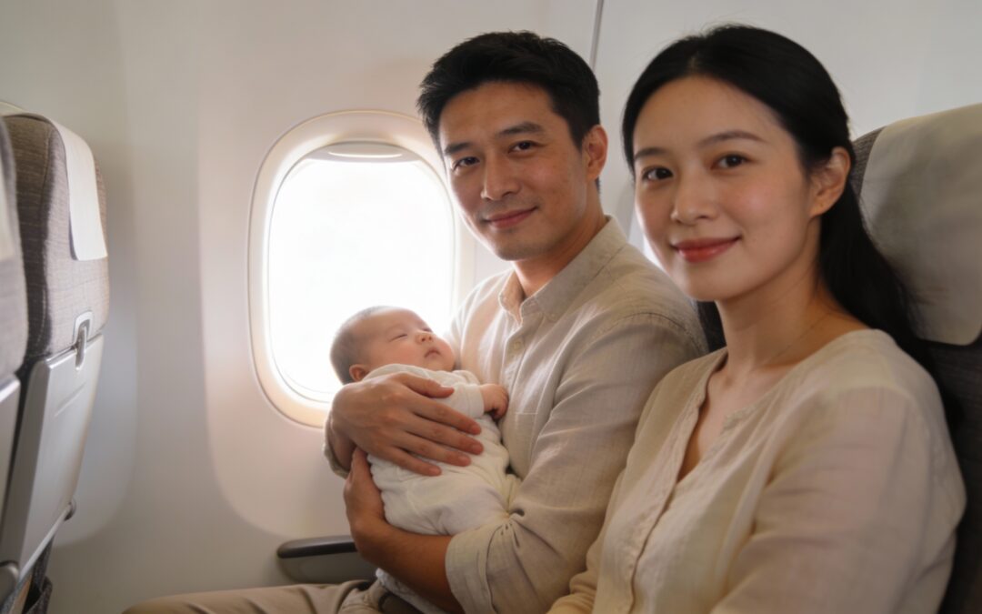 Nos conseils pour voyager avec un bébé en avion