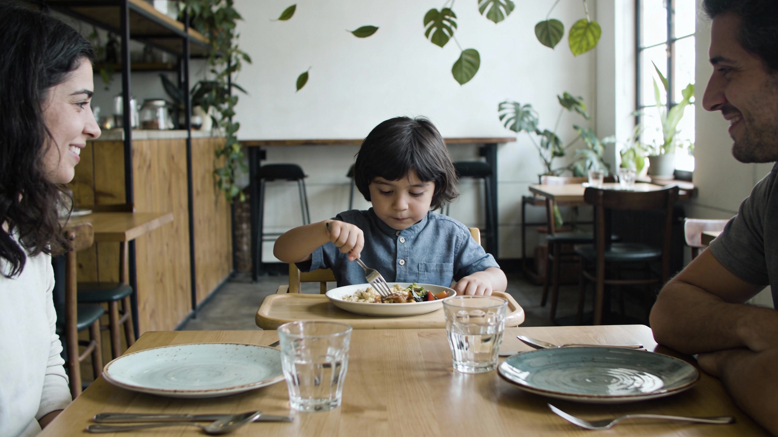 Restaurant avec enfants calme