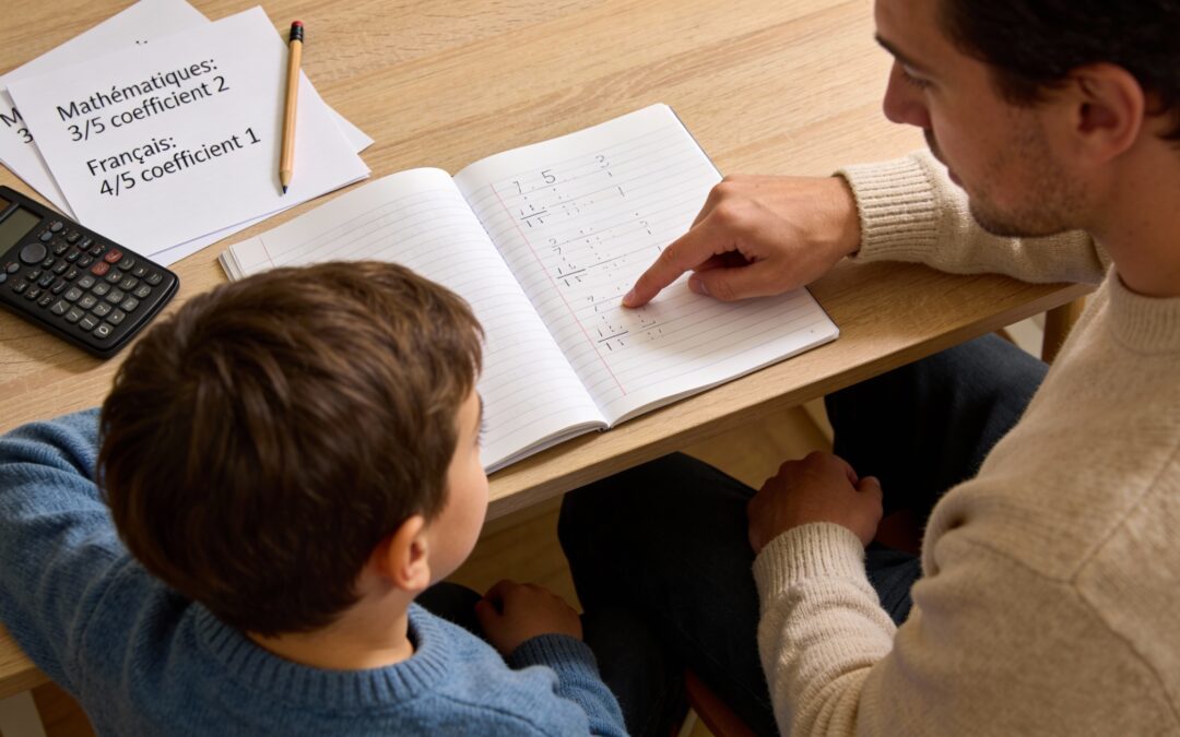 Comment calculer une moyenne avec des coefficients ?