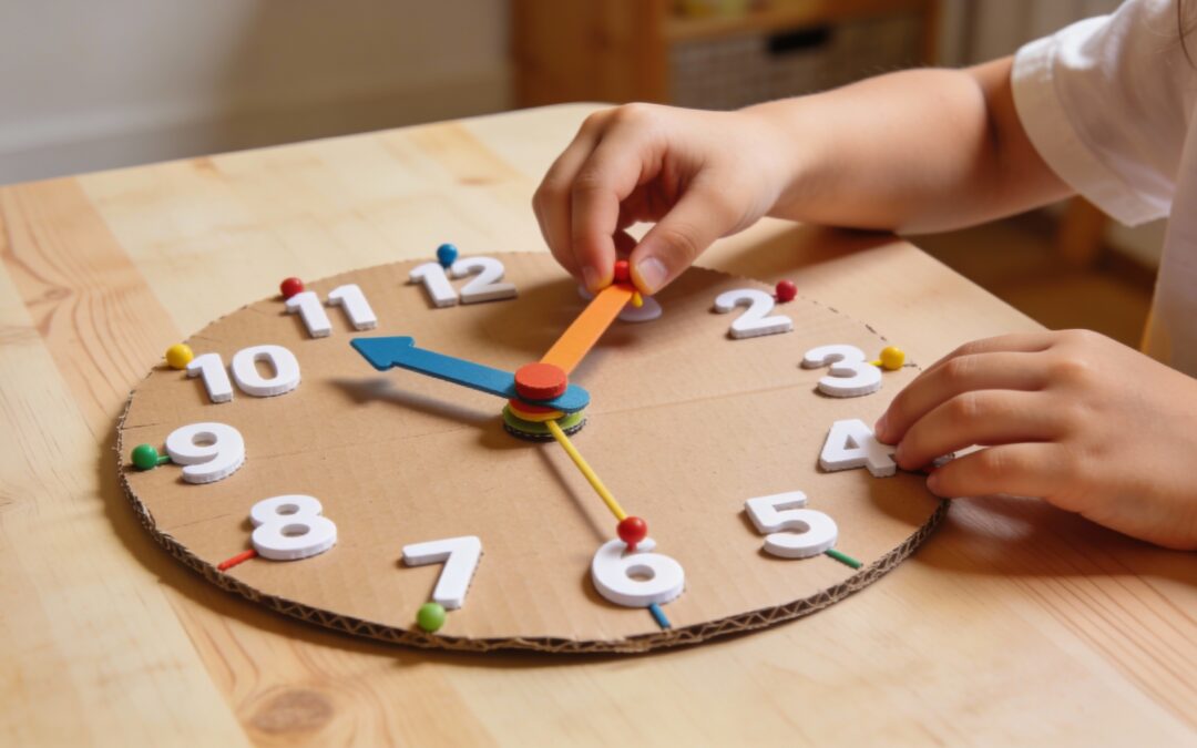 Apprendre l&rsquo;heure devient un jeu d&rsquo;enfant avec cette horloge Montessori à fabriquer