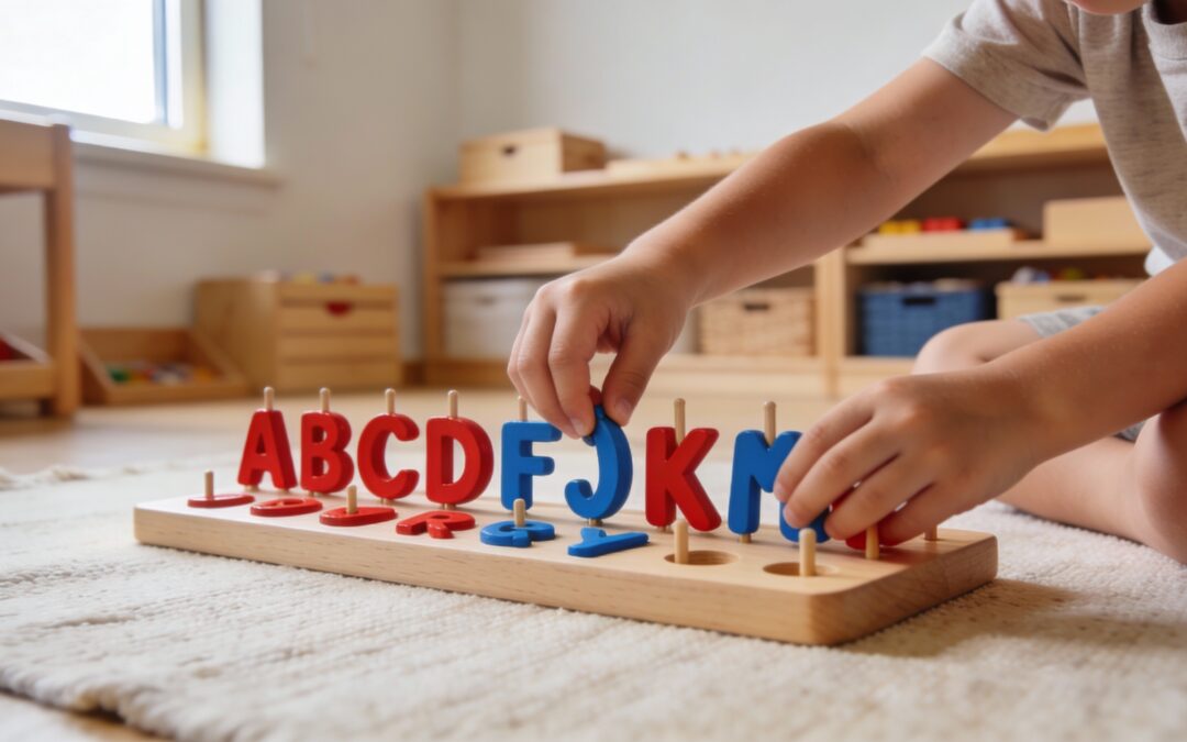 Alphabet mobile Montessori cursif : rôle, choix et utilisation pas à pas