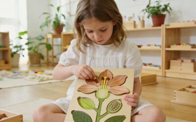Puzzles de botanique en Montessori