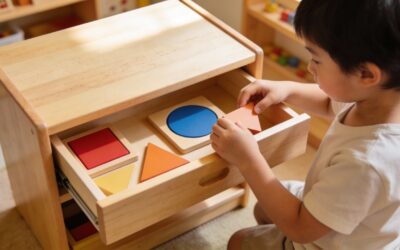 Cabinet de géométrie Montessori