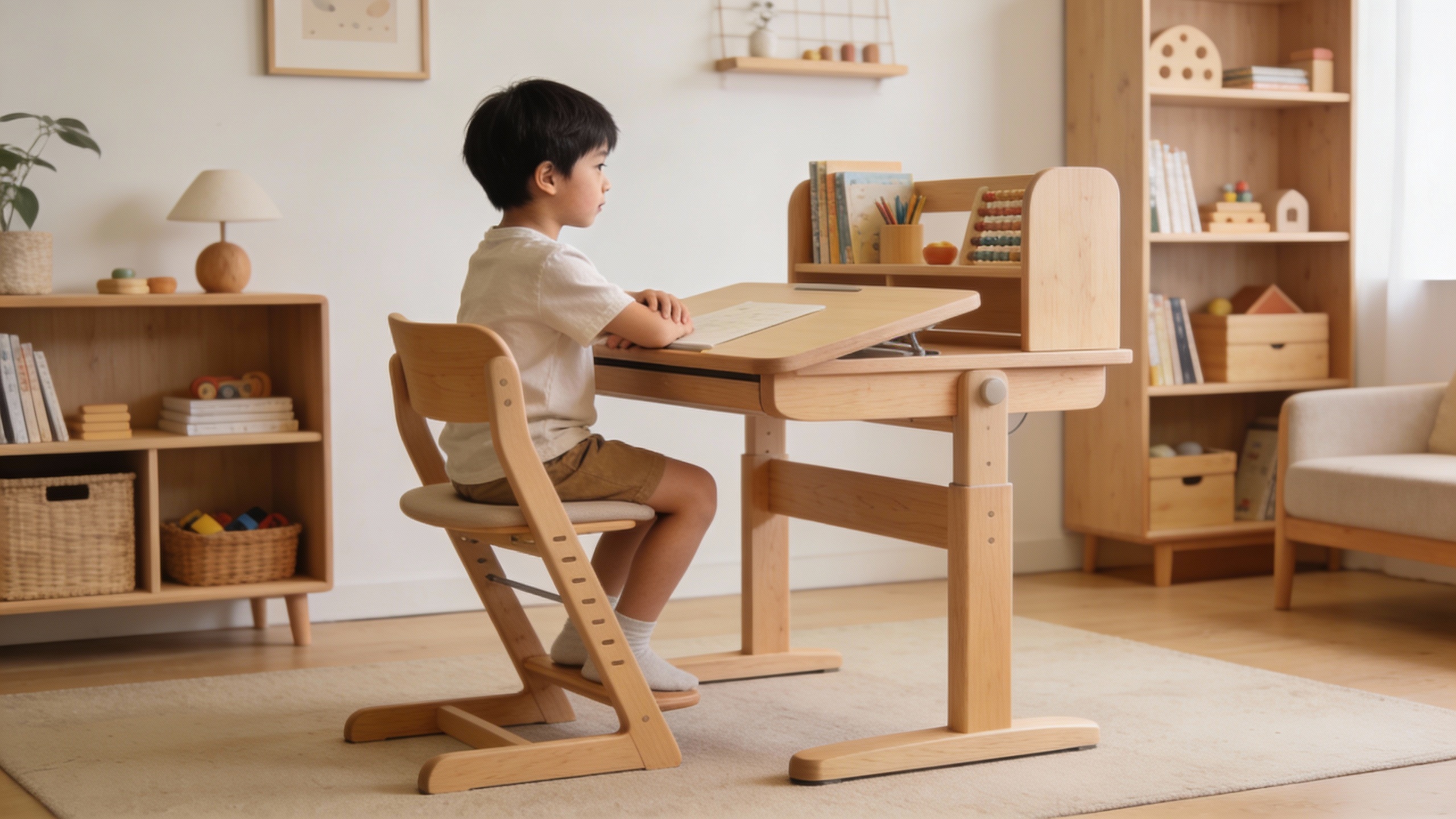 Bureau enfant ergonomique évolutif Bureau enfant ergonomique évolutif