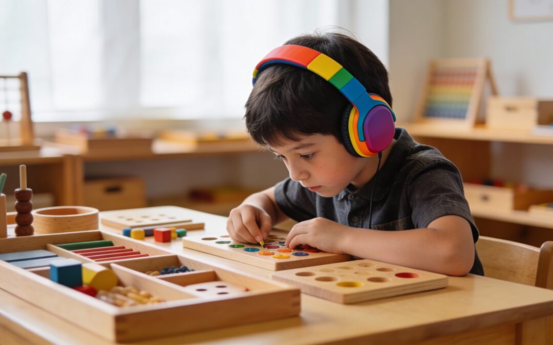 Casque anti-bruit enfant pour la concentration