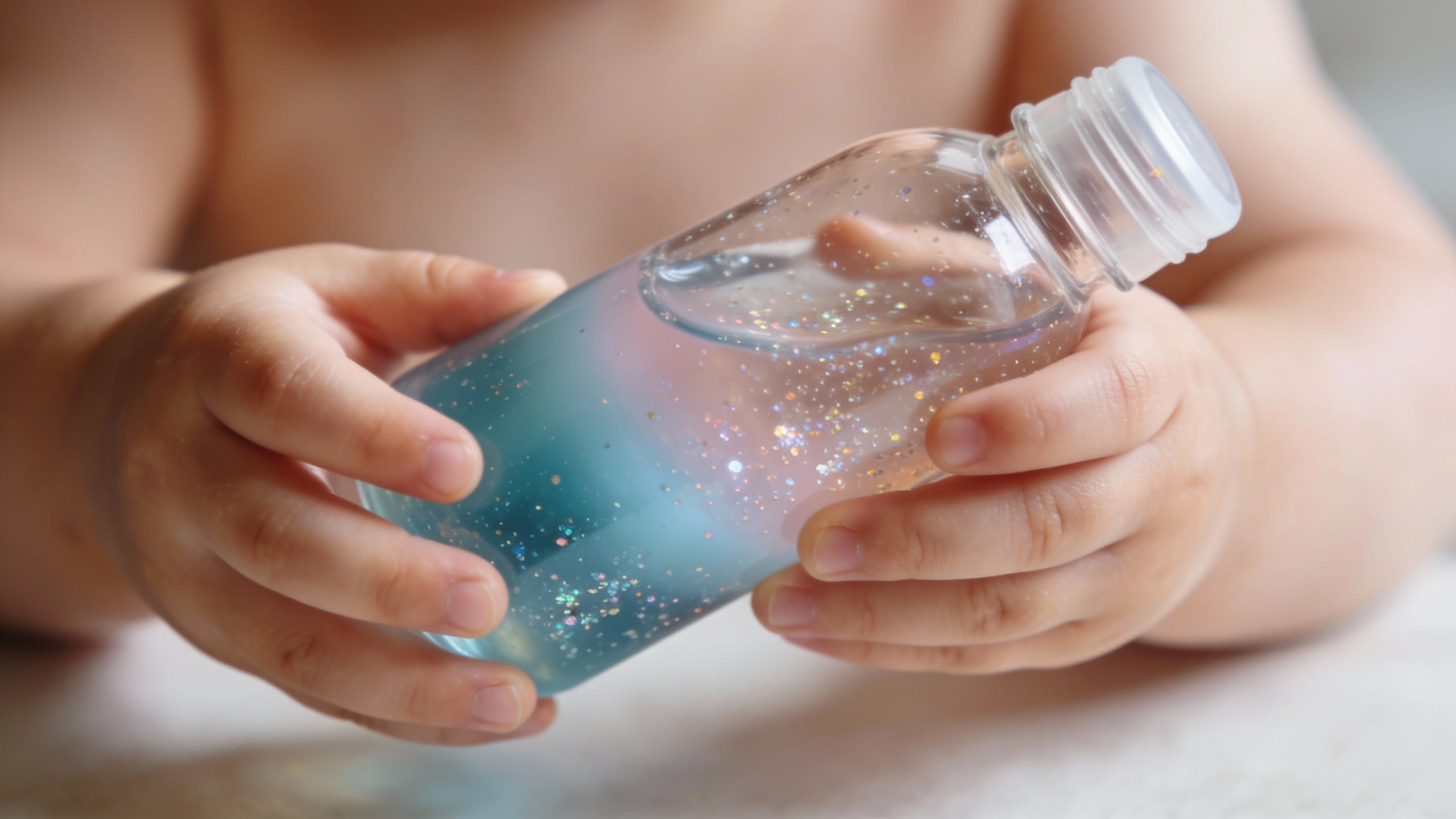 Bouteilles sensorielles liquide visqueux