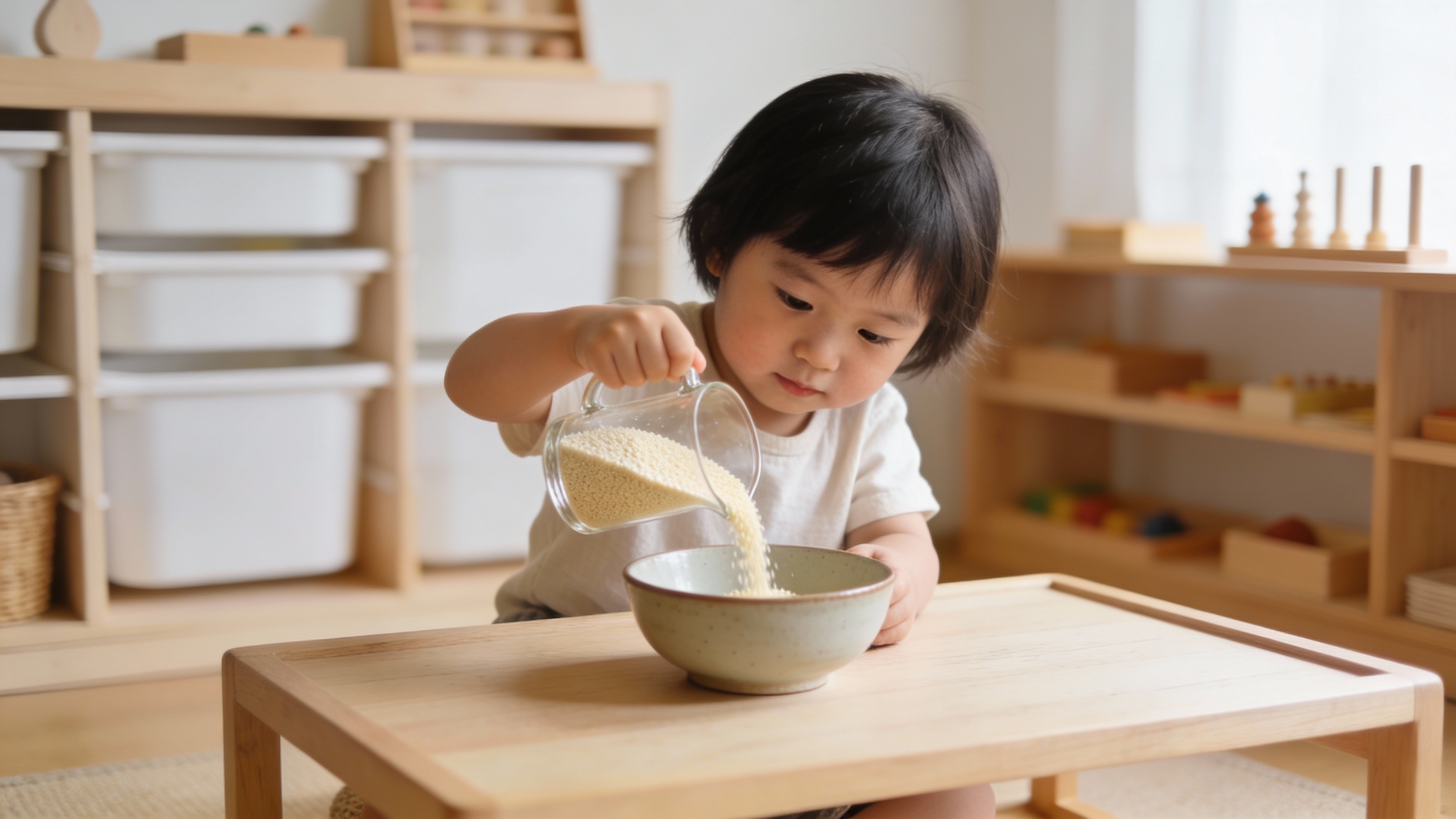 Activité transvasement eau semoule Activité transvasement eau semoule