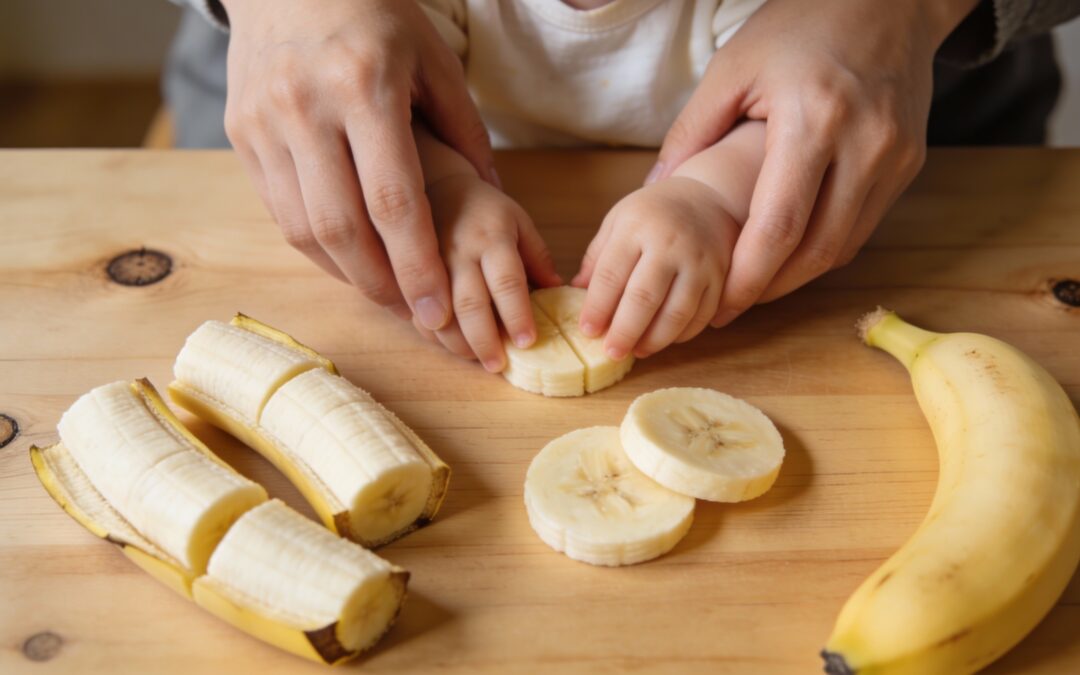 À quel âge et comment couper une banane pour bébé ?