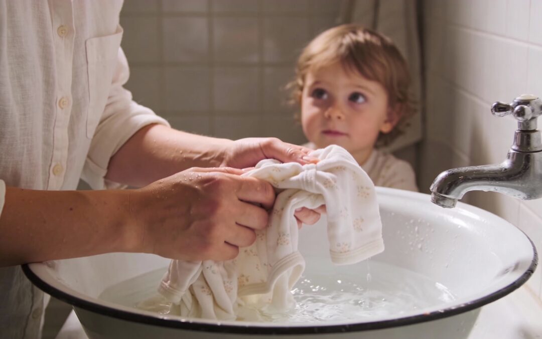 Comment laver les vêtements de bébé à la main ?